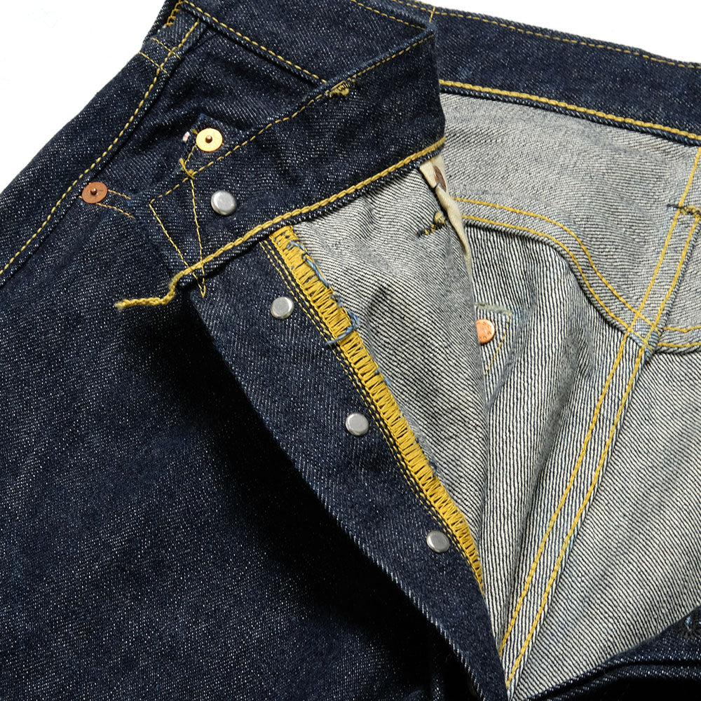 SUGAR CANE - Super -Denim- Collectibles #07 13.5oz. BLUE DENIM WAIST OVERALLS -1946- MODEL - SC49007