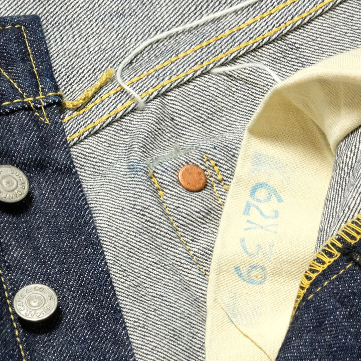 SUGAR CANE - Super -Denim- Collectibles #07 13.5oz. BLUE DENIM WAIST OVERALLS -1946- MODEL - SC49007