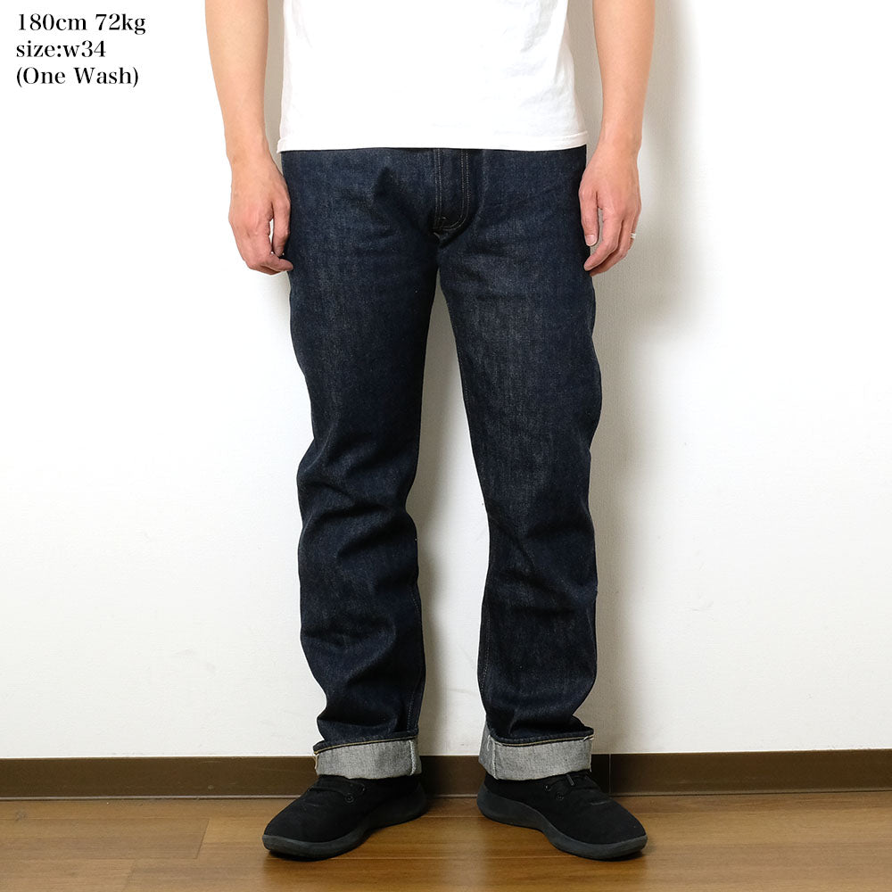 SUGAR CANE - Super -Denim- Collectibles #07 13.5oz. BLUE DENIM WAIST OVERALLS -1946- MODEL - SC49007