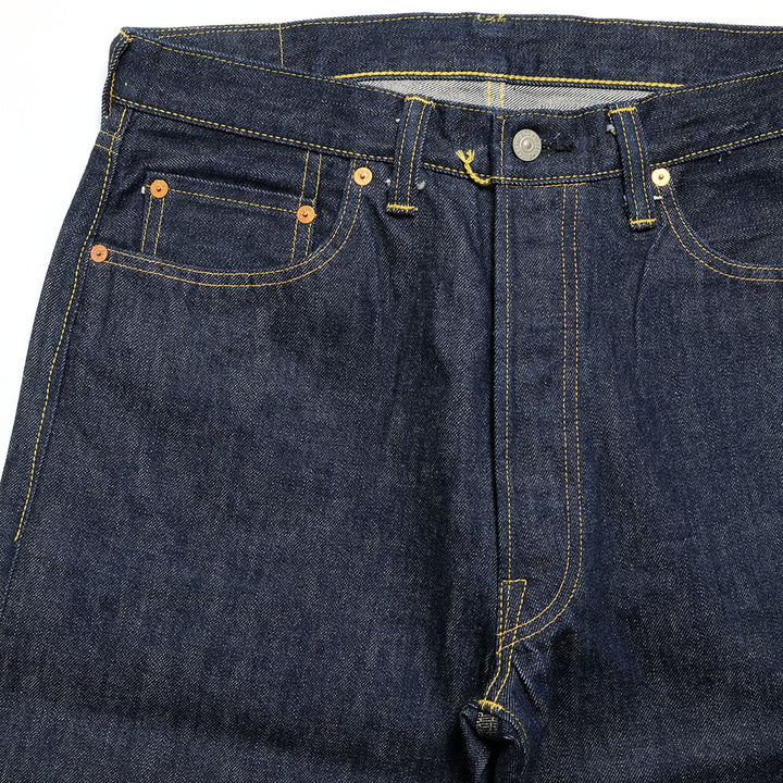 SUGAR CANE - Super -Denim- Collectibles #07 13.5oz. BLUE DENIM WAIST OVERALLS -1946- MODEL - SC49007