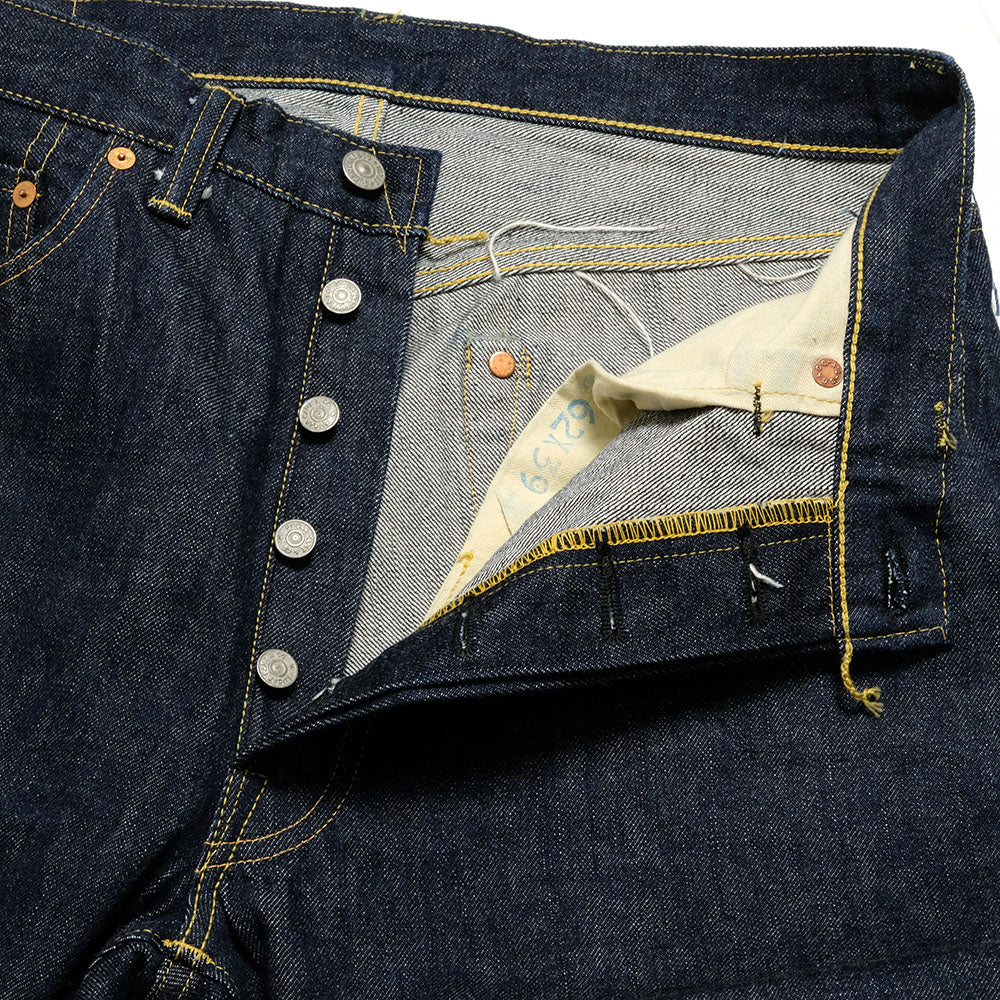 SUGAR CANE - Super -Denim- Collectibles #07 13.5oz. BLUE DENIM WAIST OVERALLS -1946- MODEL - SC49007