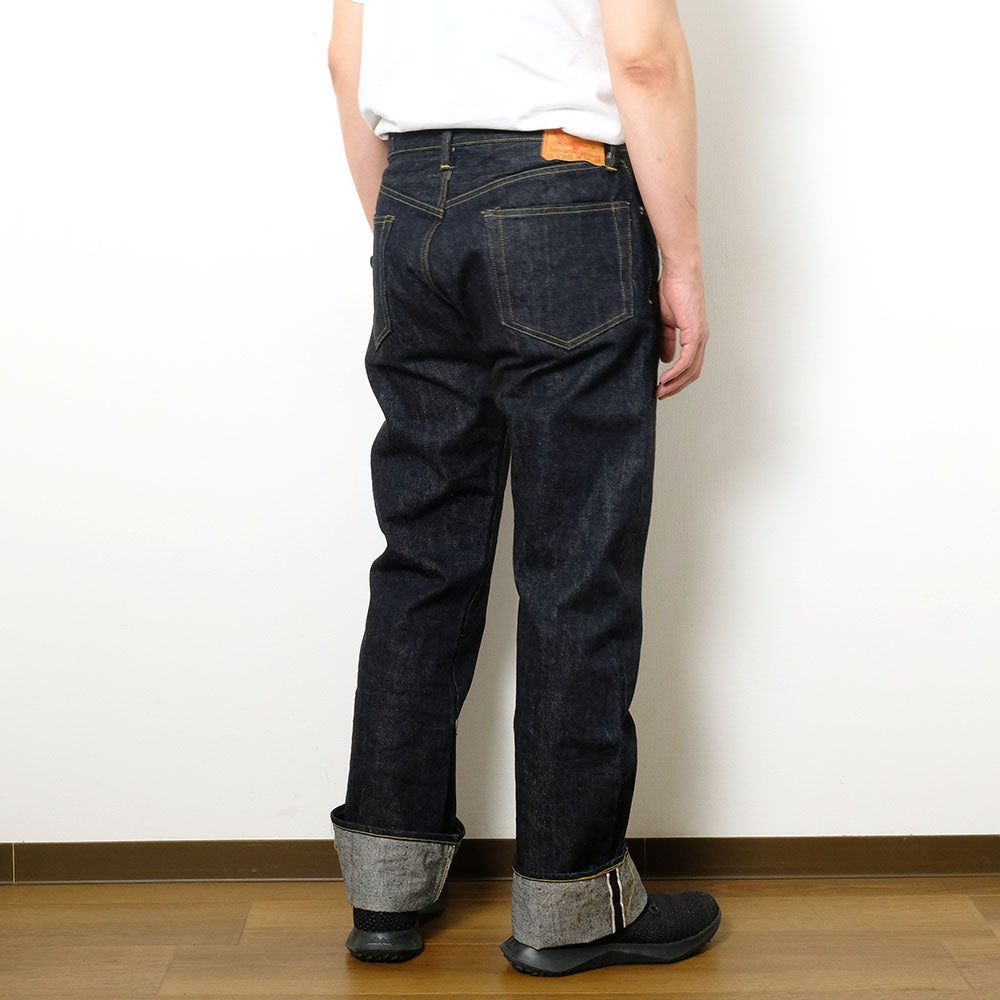 SUGAR CANE Super - Denim - Collectibles #09 13.5oz. BLUE DENIM WAIST OVERALLS - S1943 - MODEL - SC49009