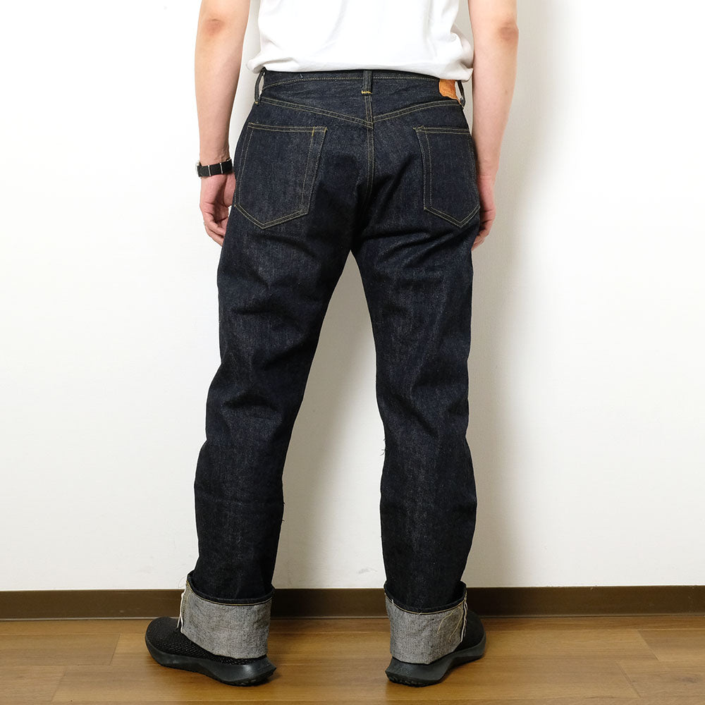 SUGAR CANE Super - Denim - Collectibles #09 13.5oz. BLUE DENIM WAIST OVERALLS - S1943 - MODEL - SC49009