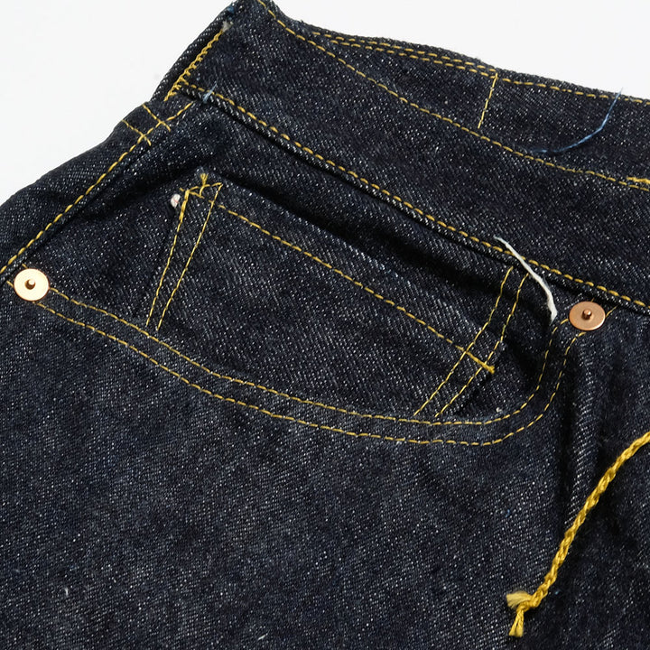 SUGAR CANE Super - Denim - Collectibles #09 13.5oz. BLUE DENIM WAIST OVERALLS - S1943 - MODEL - SC49009