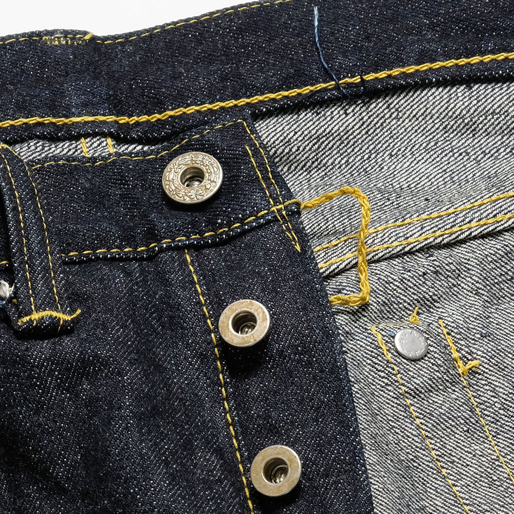 SUGAR CANE Super - Denim - Collectibles #09 13.5oz. BLUE DENIM WAIST OVERALLS - S1943 - MODEL - SC49009