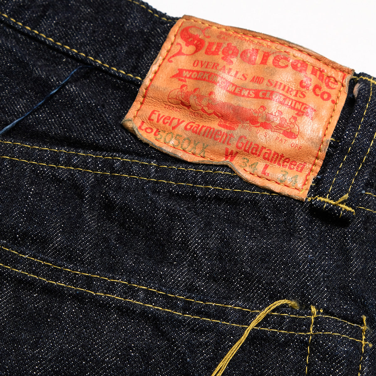 SUGAR CANE - Super - Denim - Collectibles #50 13.5oz. DENIM WAIST