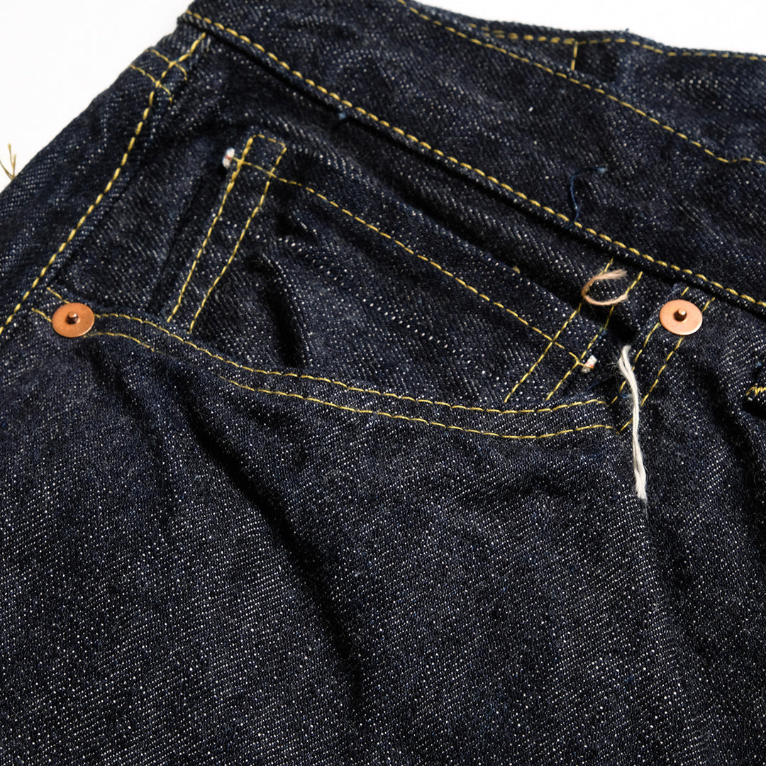 SUGAR CANE - Super - Denim - Collectibles #50 13.5oz. DENIM WAIST OVERALLS - 1940’s SPECIAL - Made in USA - SC49050