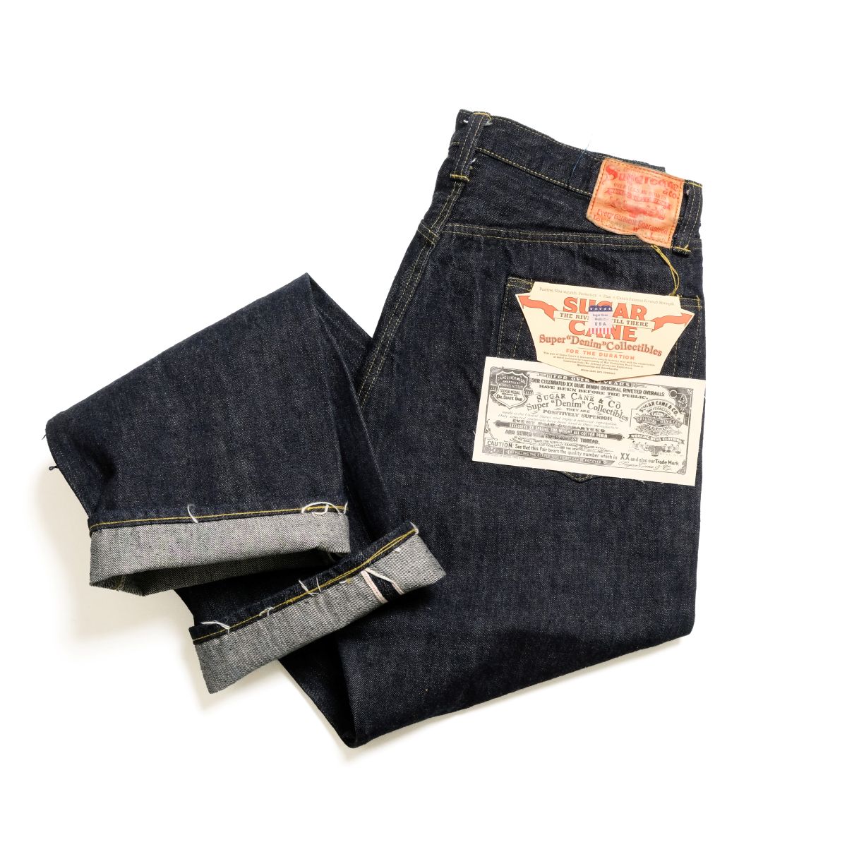 SUGAR CANE - Super - Denim - Collectibles #50 13.5oz. DENIM WAIST