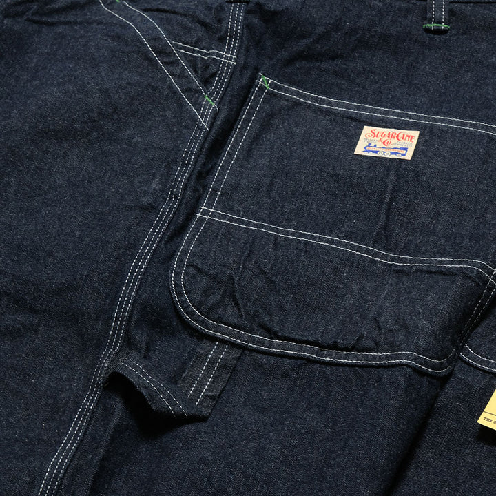 SUGAR CANE - 11oz. BLUE DENIM WORK SHORTS - SC52565