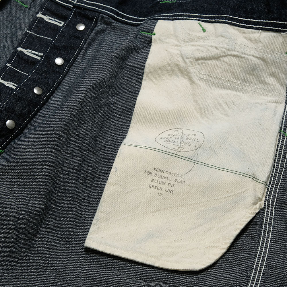 SUGAR CANE - 11oz. BLUE DENIM WORK SHORTS - SC52565