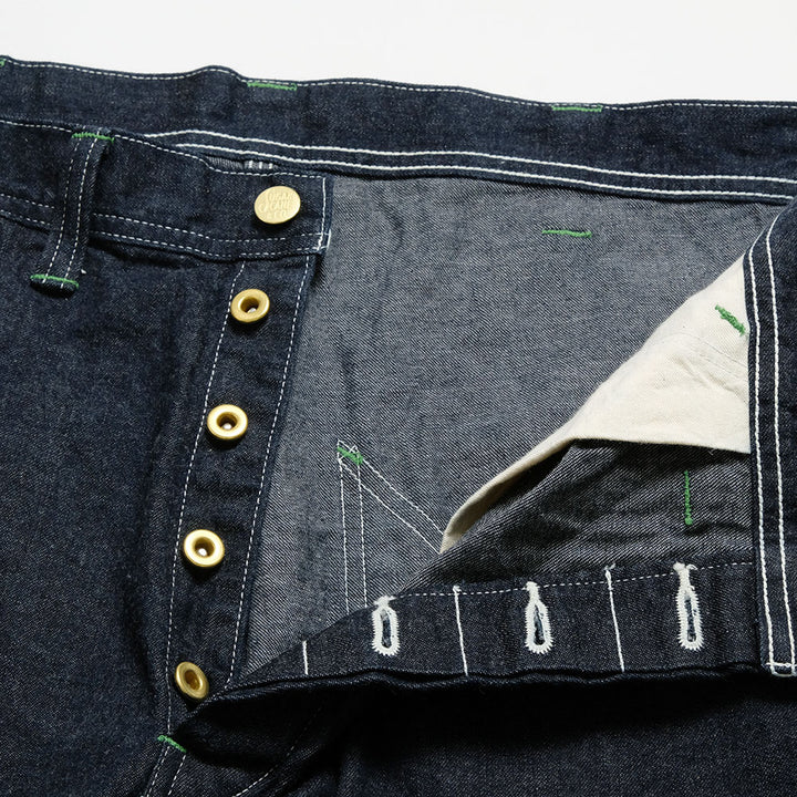 SUGAR CANE - 11oz. BLUE DENIM WORK SHORTS - SC52565