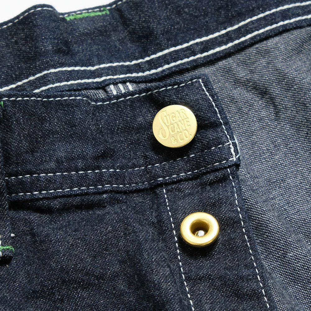 SUGAR CANE - 11oz. BLUE DENIM WORK SHORTS - SC52565
