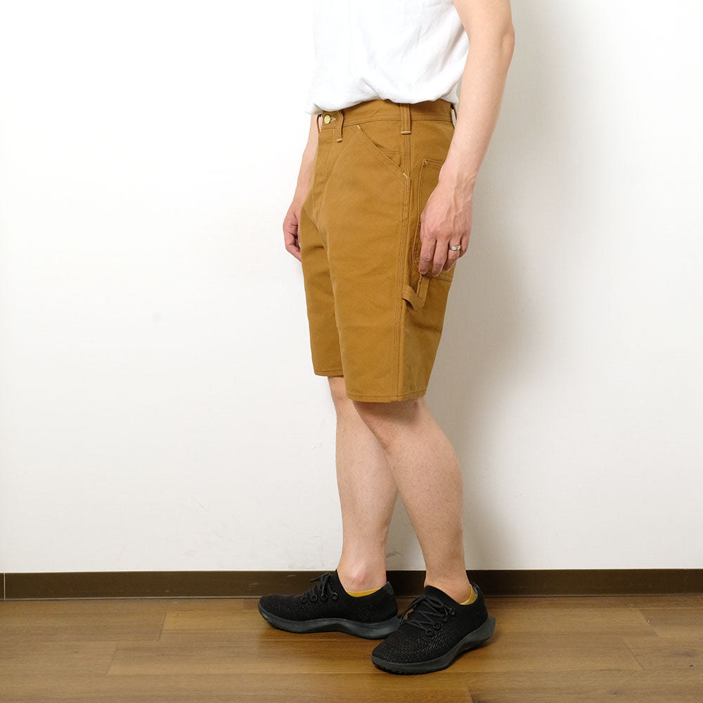 SUGAR CANE - 13oz. BROWN DUCK WORK SHORTS - SC52567