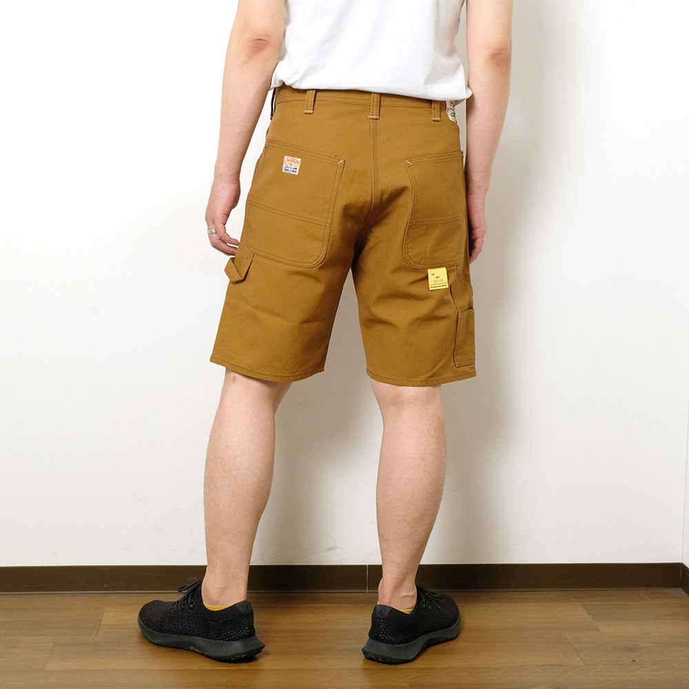 SUGAR CANE - 13oz. BROWN DUCK WORK SHORTS - SC52567