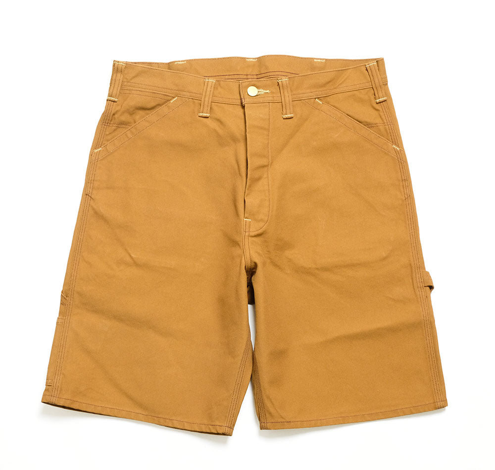 SUGAR CANE - 13oz. BROWN DUCK WORK SHORTS - SC52567