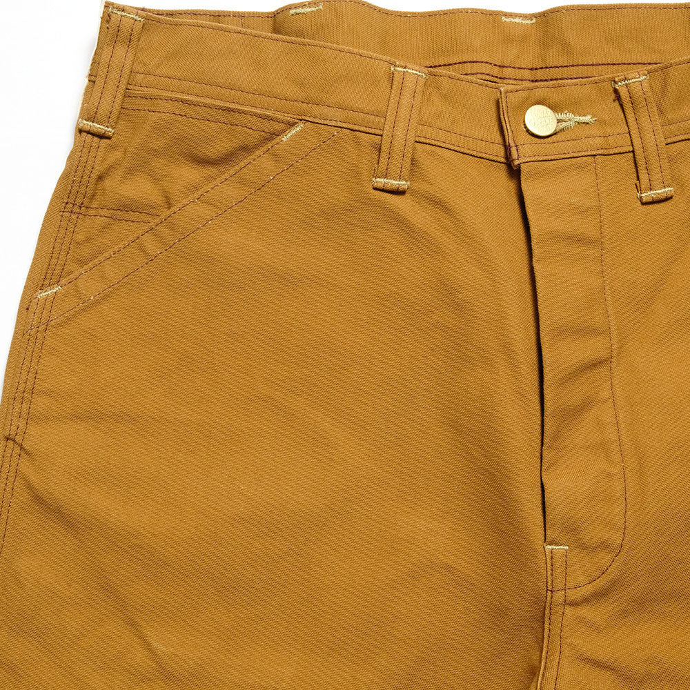 SUGAR CANE - 13oz. BROWN DUCK WORK SHORTS - SC52567