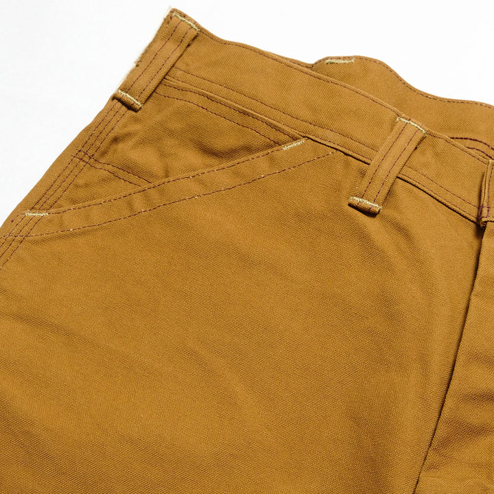 SUGAR CANE - 13oz. BROWN DUCK WORK SHORTS - SC52567