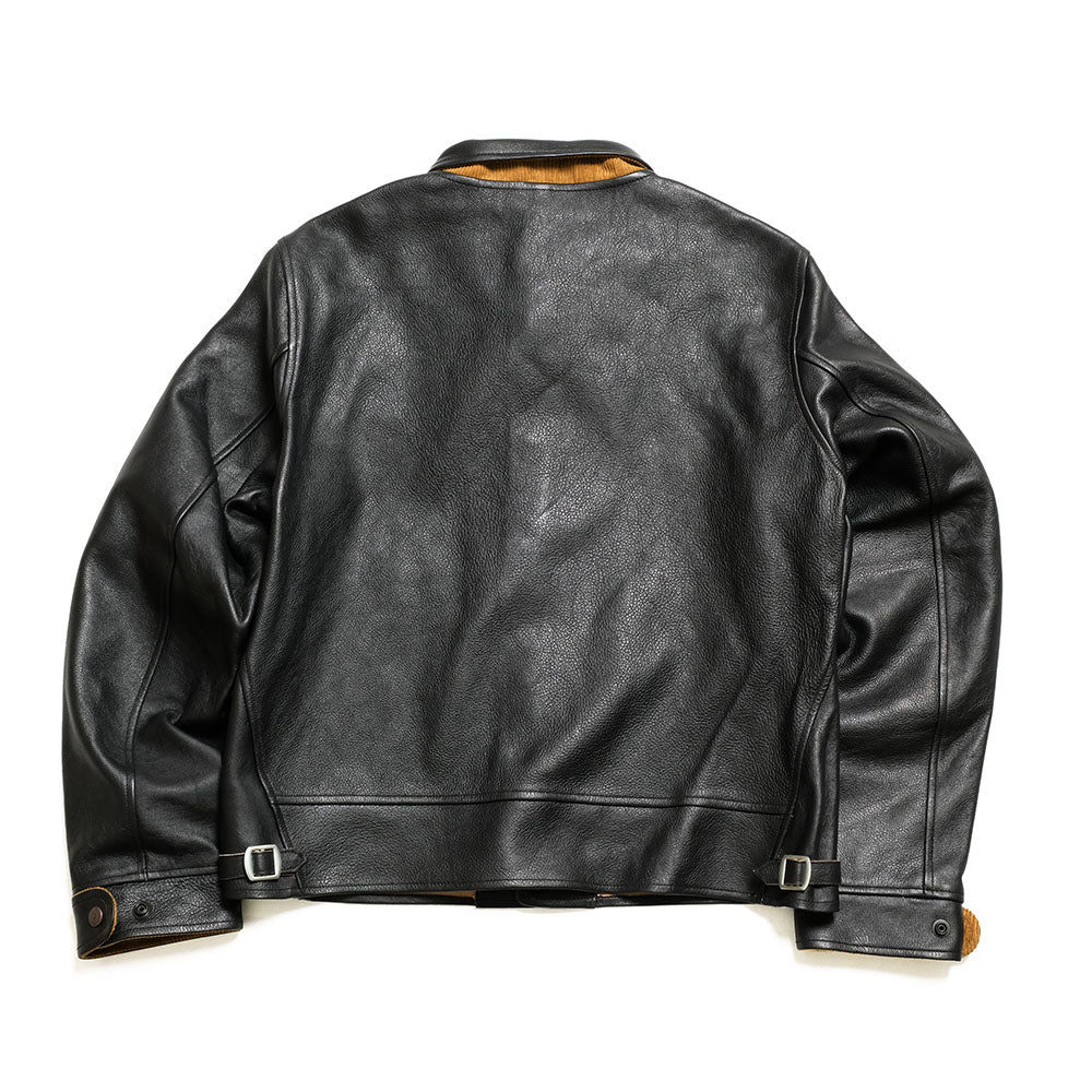 SUGAR CANE - MFSC Made in U.S.A. - COWHIDE LEATHER - CAMPUS "STUD" JACKET - SC80674