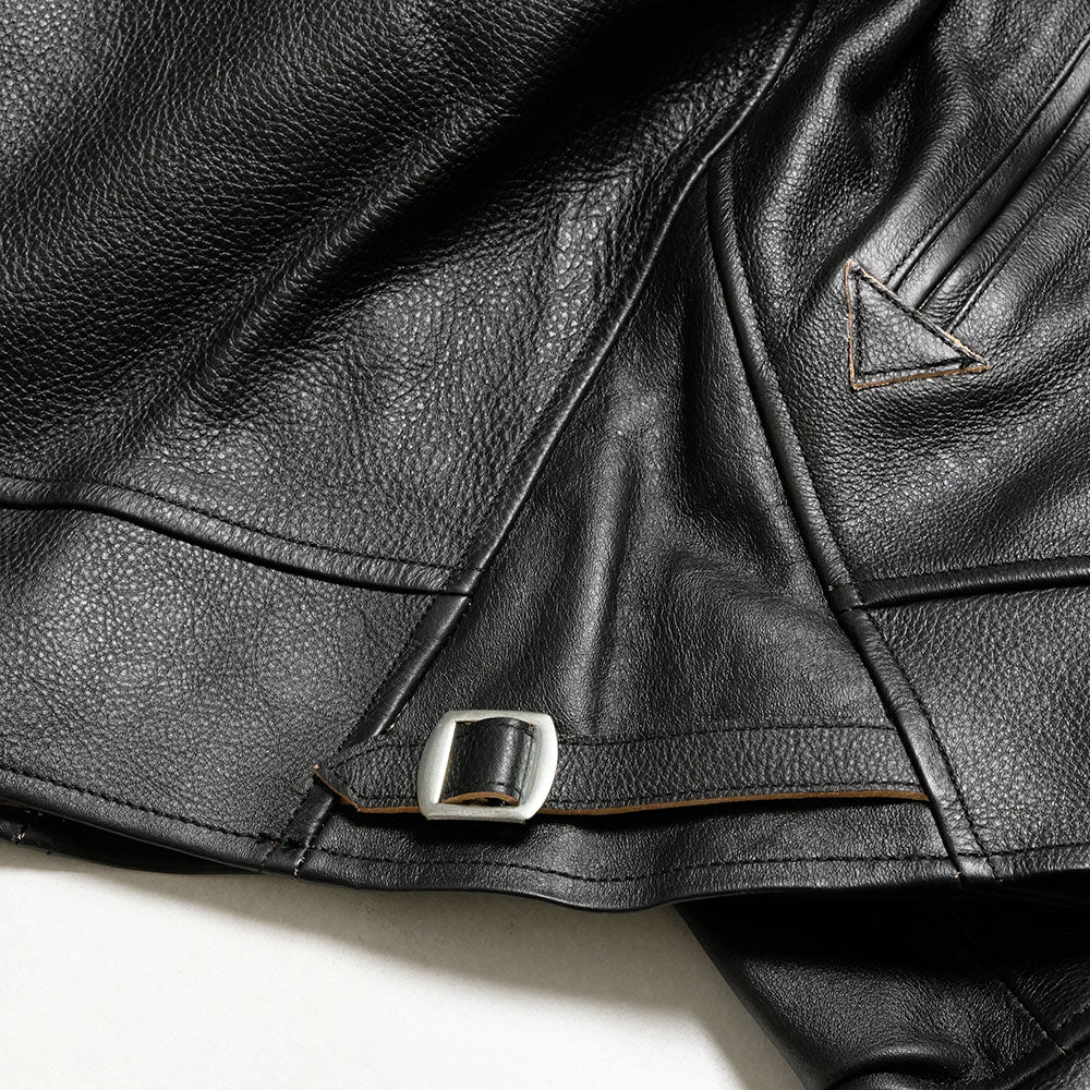 SUGAR CANE - MFSC Made in U.S.A. - COWHIDE LEATHER - CAMPUS "STUD" JACKET - SC80674