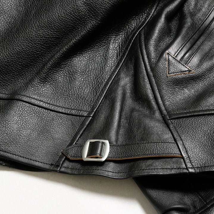 SUGAR CANE - MFSC Made in U.S.A. - COWHIDE LEATHER - CAMPUS "STUD" JACKET - SC80674