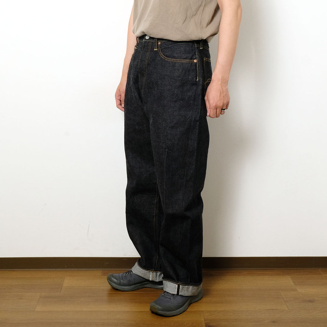 STUDIO D’ARTISAN & SA. - 15oz Selvedge Denim - Relax Wide Straight Jeans - SD-104