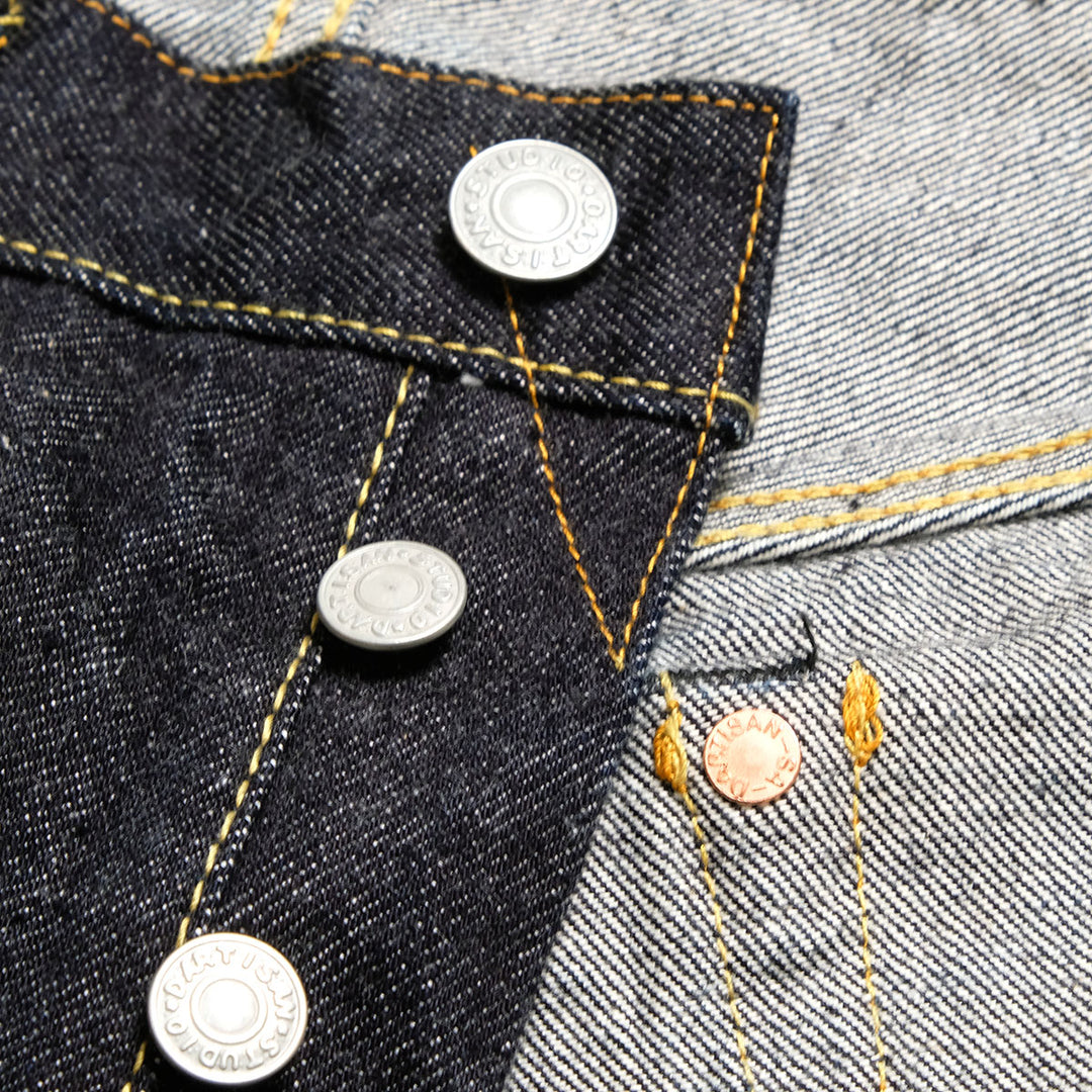 STUDIO D’ARTISAN & SA. - 15oz Selvedge Denim - Relax Wide Straight Jeans - SD-104