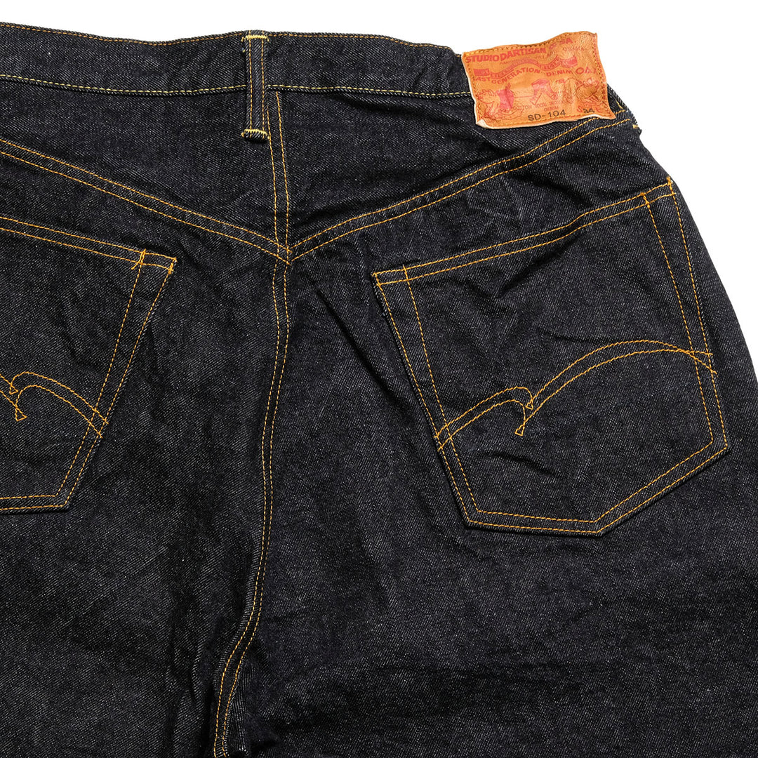STUDIO D’ARTISAN & SA. - 15oz Selvedge Denim - Relax Wide Straight Jeans - SD-104