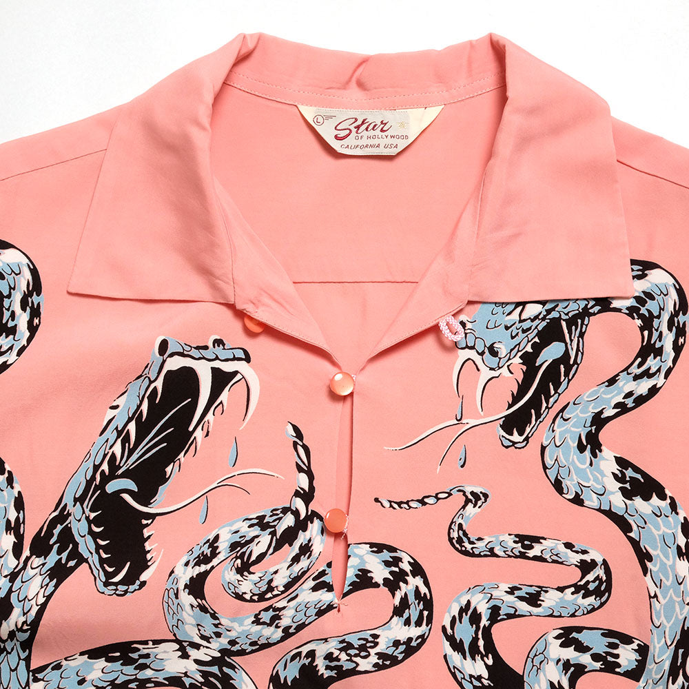 STAR OF HOLLYWOOD - HIGH DENSITY RAYON PULLOVER SHIRT - RATTLE SNAKE - SH39485