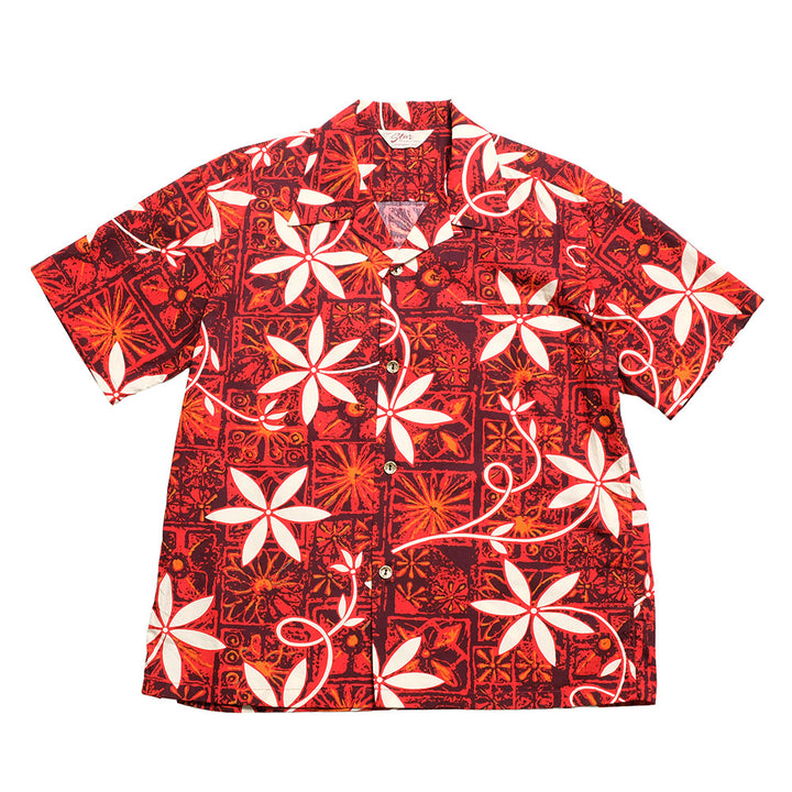 STAR OF HOLLYWOOD - TYPEWRITER COTTON OPEN SHIRT - BLUE HAWAII - SH39493