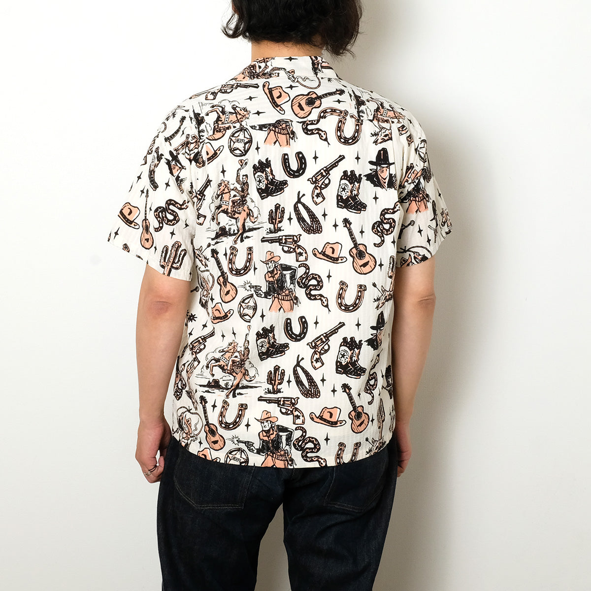 STAR OF HOLLYWOOD x VINCE RAY - DOBBY COTTON OPEN SHIRT - THE