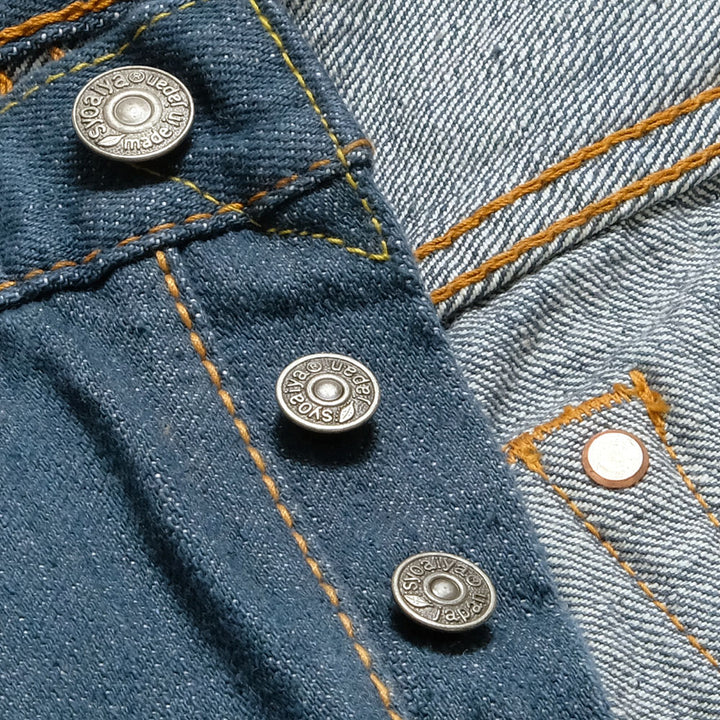 Pure Blue Japan - 14oz. Smokey Blue Denim - Relaxed Tapered - SMBL-019