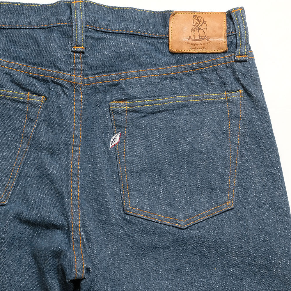 Pure Blue Japan - 14oz. Smokey Blue Denim - Relaxed Tapered - SMBL-019