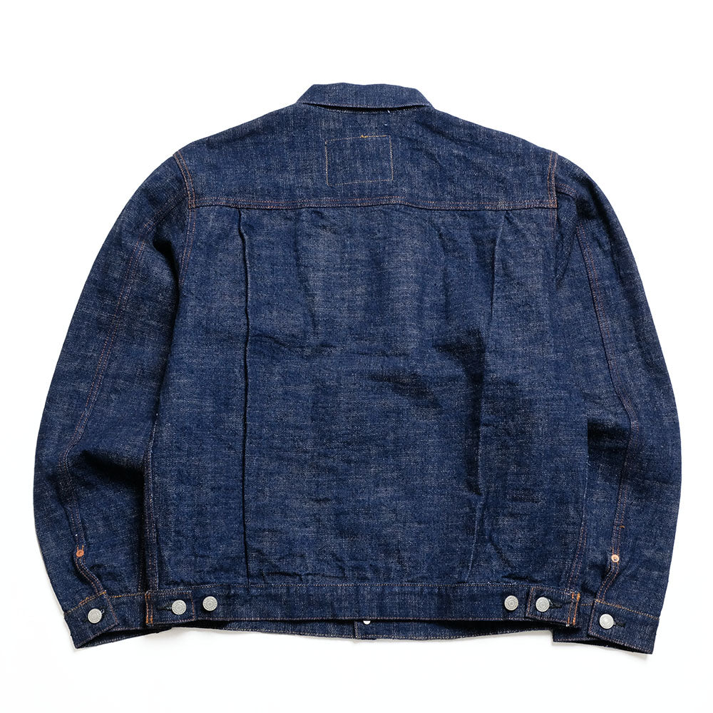 STUDIO D’ARTISAN - 45th - Natural Indigo-Dyed - Extreme slub selvedge Denim Jacket - SP-107