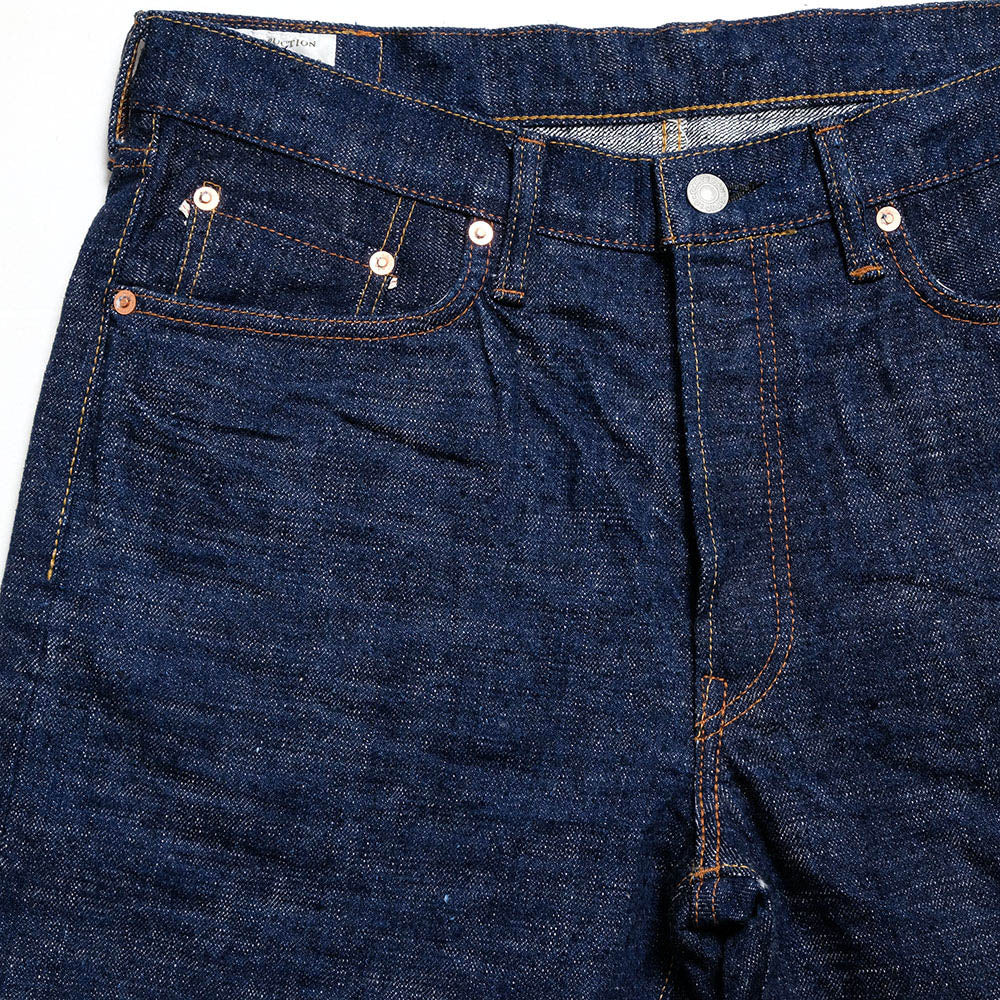 STUDIO D’ARTISAN - 45th - Natural Indigo-Dyed - Extreme slub selvedge denim Jeans - SP-108