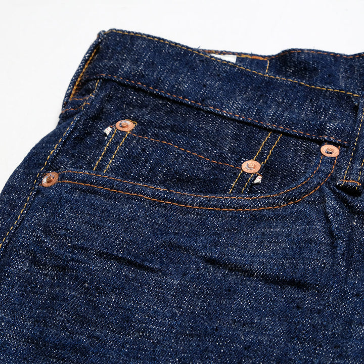 STUDIO D’ARTISAN - 45th - Natural Indigo-Dyed - Extreme slub selvedge denim Jeans - SP-108
