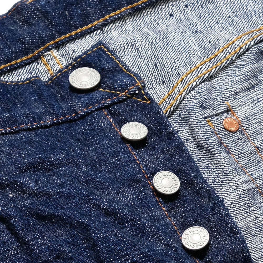 STUDIO D’ARTISAN - 45th - Natural Indigo-Dyed - Extreme slub selvedge denim Jeans - SP-108