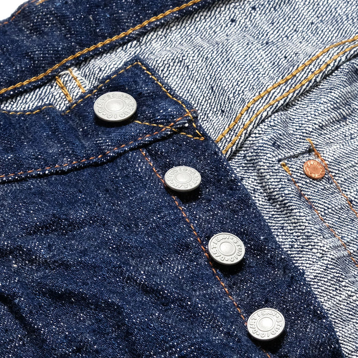 STUDIO D’ARTISAN - 45th - Natural Indigo-Dyed - Extreme slub selvedge denim Jeans - SP-108