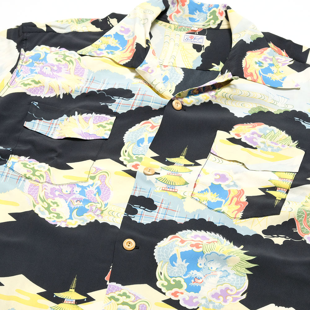 SUN SURF - HINOYA EXCLUSIVE SPECIAL EDITION - DRAGON & PAGODA - LONG SLEEVE - SS29556HY