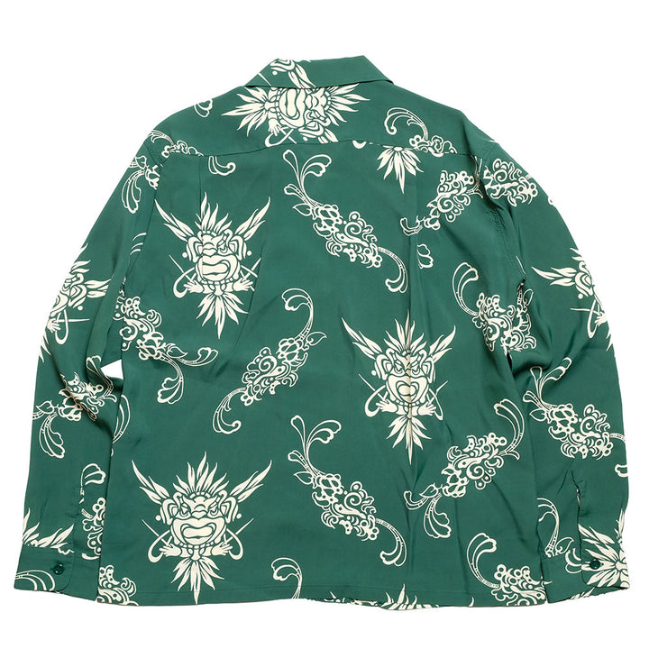 SUN SURF - L/S RAYON HAWAIIAN SHIRT - INCARNATION OF GOD - SS29601