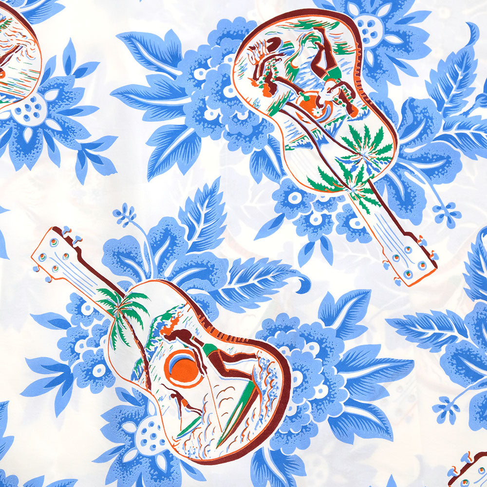 SUN SURF - L/S RAYON HAWAIIAN SHIRT - UKULELE MELODY - SS29603