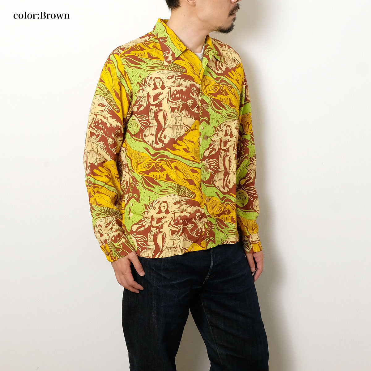SUN SURF - SPECIAL EDITION - GAUGUIN WOODCUT MYSTIC - LONG SLEEVE