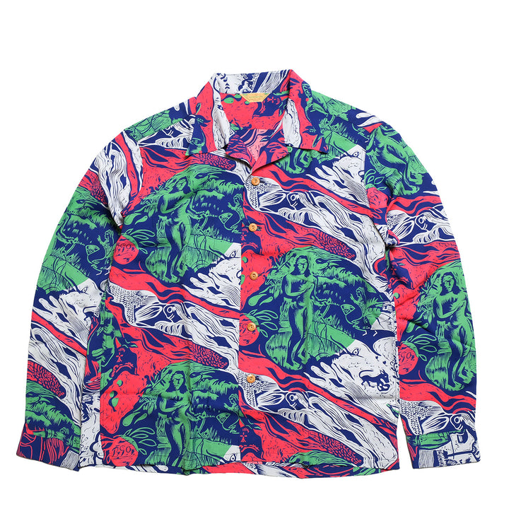 SUN SURF - SPECIAL EDITION - GAUGUIN WOODCUT MYSTIC - LONG SLEEVE - SS29674