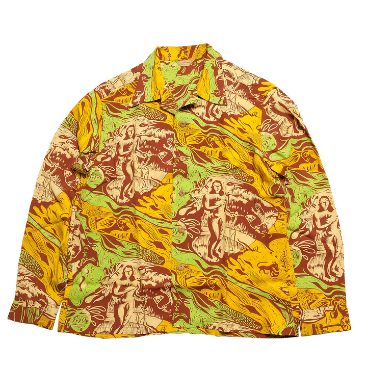 SUN SURF - SPECIAL EDITION - GAUGUIN WOODCUT MYSTIC - LONG SLEEVE - SS29674