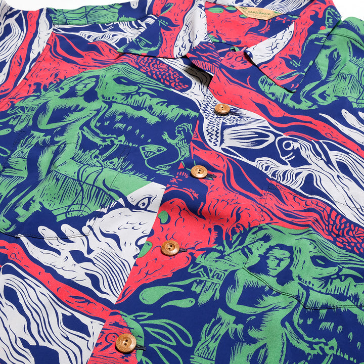 SUN SURF - SPECIAL EDITION - GAUGUIN WOODCUT MYSTIC - LONG SLEEVE - SS29674