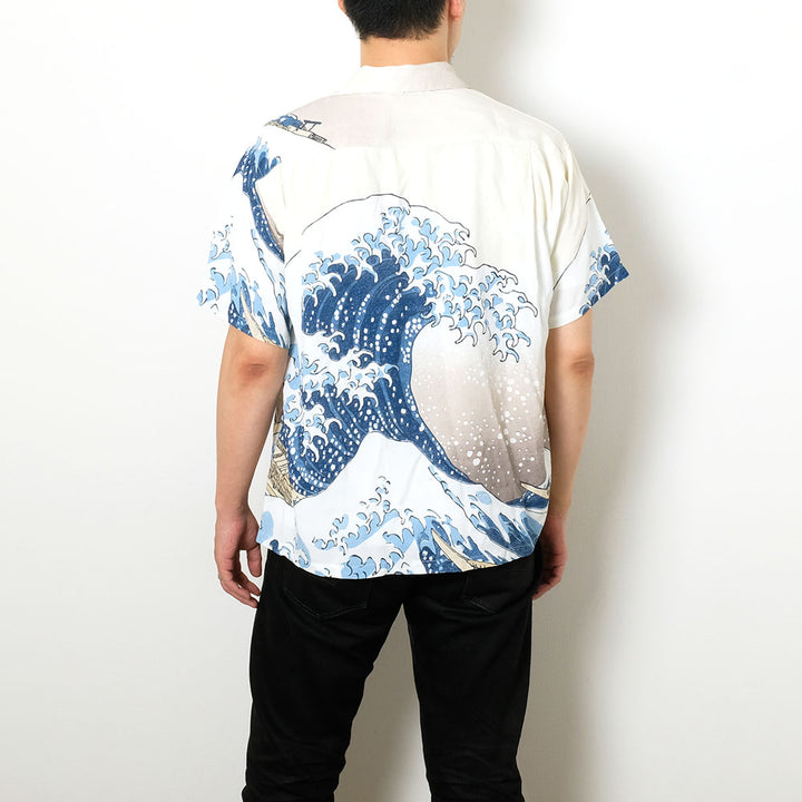 SUN SURF × National Treasure of Japan - Katsushika Hokusai - SPECIAL EDITION - The Great Wave of Kanagawa - SS37651