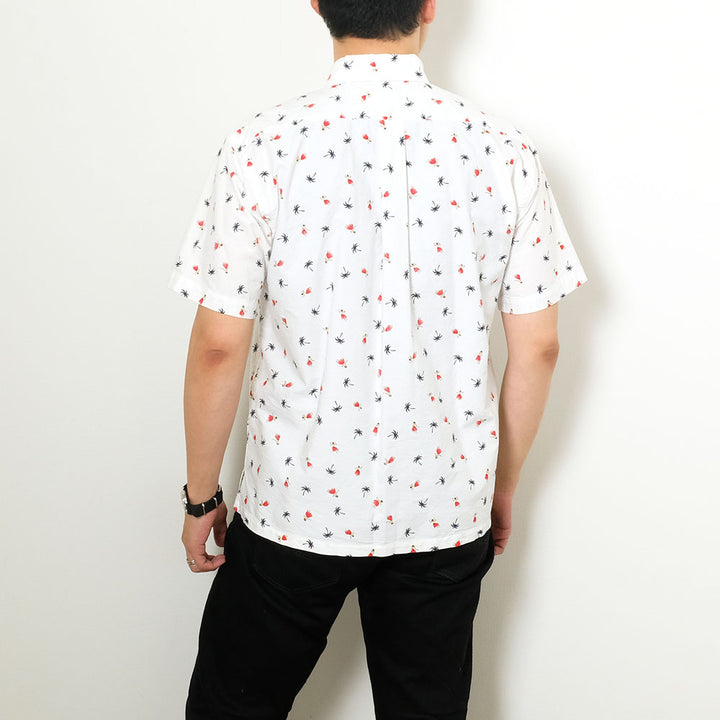 SUN SURF - COTTON OXFORD B.D. SHIRT - HULA DANCER - SS39282