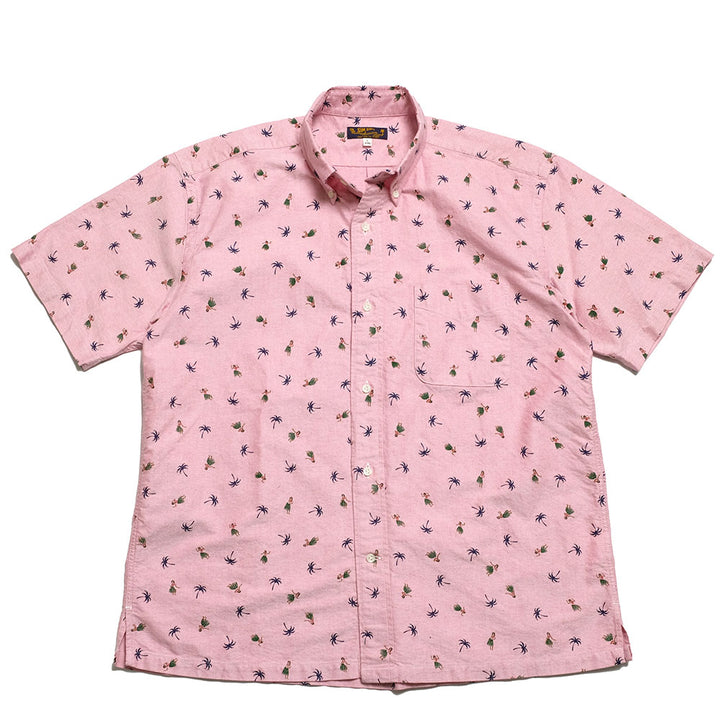 SUN SURF - COTTON OXFORD B.D. SHIRT - HULA DANCER - SS39282