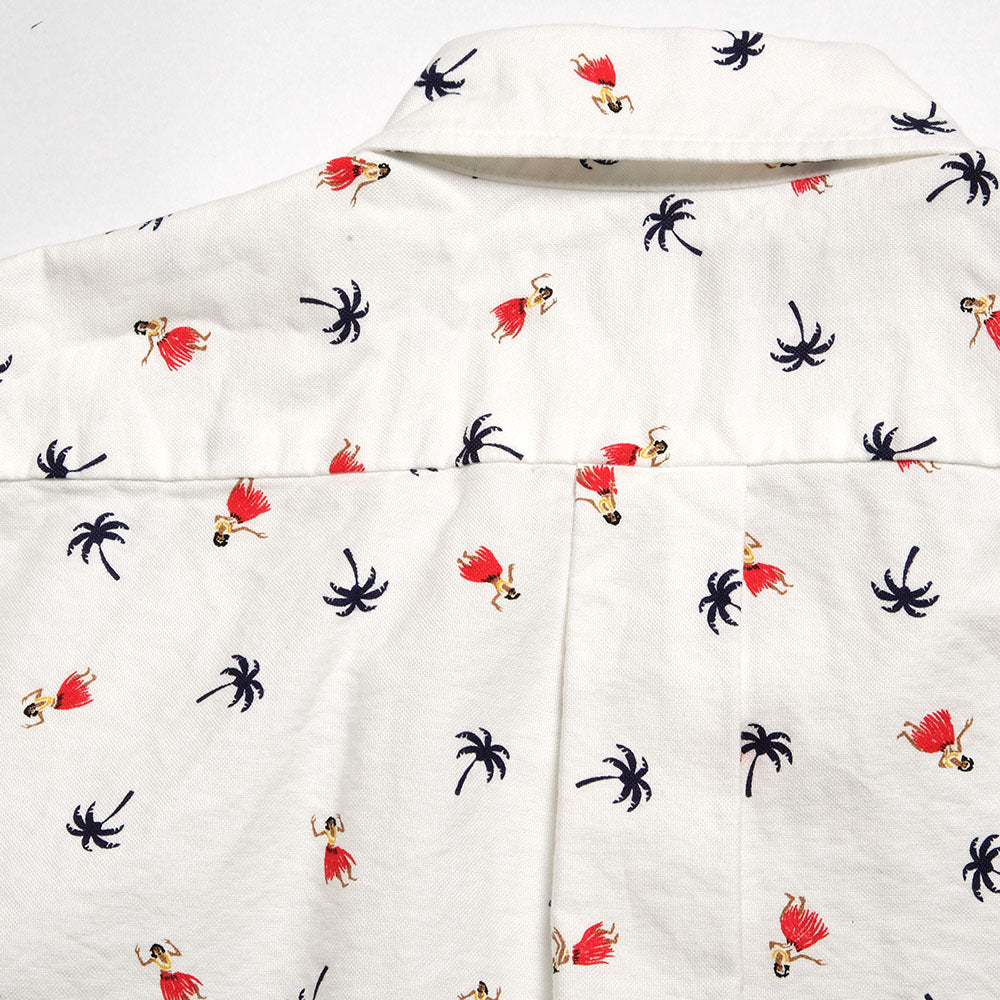 SUN SURF - COTTON OXFORD B.D. SHIRT - HULA DANCER - SS39282