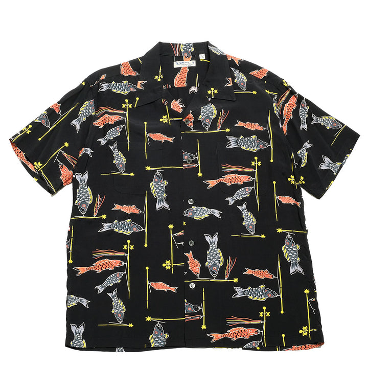 SUN SURF - HINOYA EXCLUSIVE - S/S RAYON HAWAIIAN SHIRT - KOINOBORI - SS39350HY