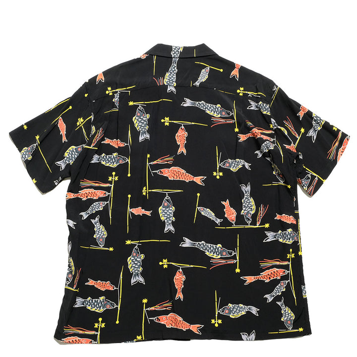 SUN SURF - HINOYA EXCLUSIVE - S/S RAYON HAWAIIAN SHIRT - KOINOBORI(Carp Streamers) - SS39350HY